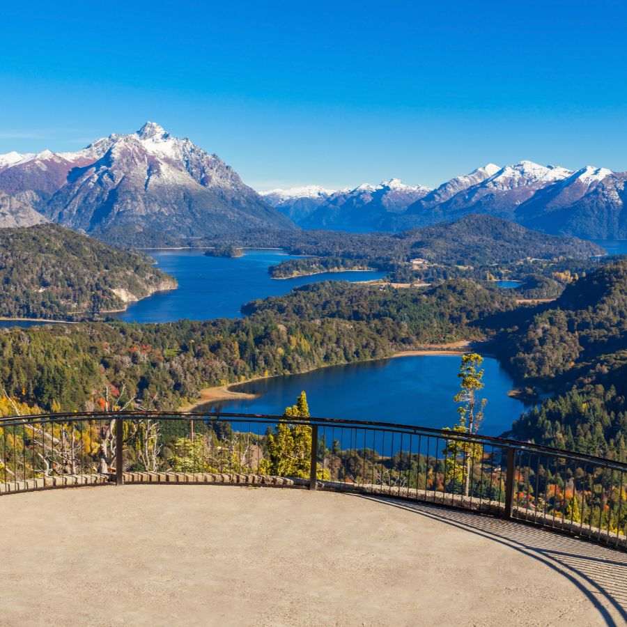 Mirador en la Patagonia